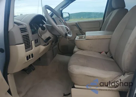 2008 Nissan Titan Xe из США, поврежденный, VIN 1N6BA06A28N320406